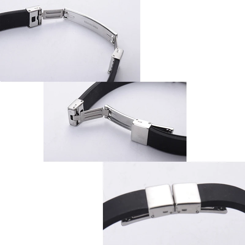 10pcs Stainless Steel Plate Blank To Record Silicone Bracelets Metal Plate Blank For Engrave Silicone Bracelet Mirror Polished 3