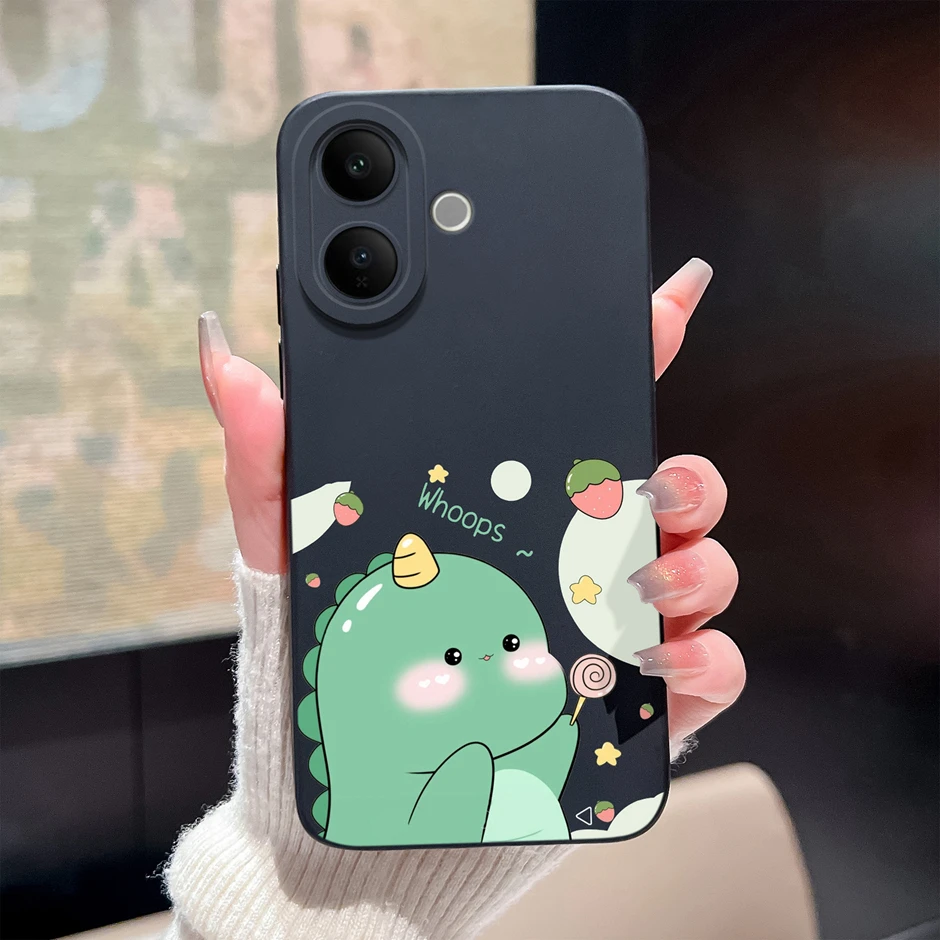 Cute Cartoon Kitten Heart Drop-Resistant Anti-Scratch Phone Cover
