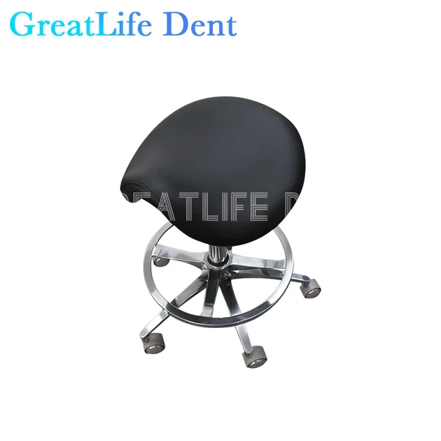 GreatLife Dent Dentist Seat Mobile Office Chair PU Leather Height Adjustable High Quality Dentist Opertional Doctors Chair