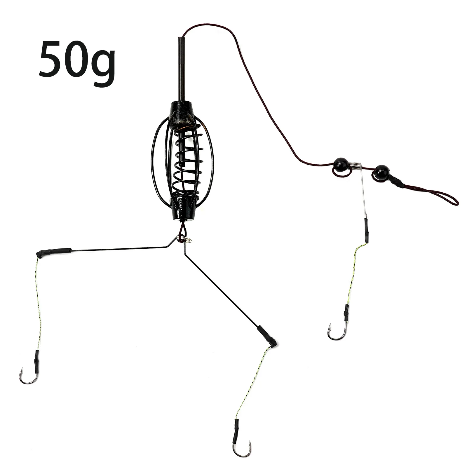 1PCS Karpfen Angeln Feeder Europäischen Karpfen Angeln Käfige Haken Rig Set Inline Methode Feeder Tackle Nest Frühling Haken Angeln ausrüstung – Detail 9