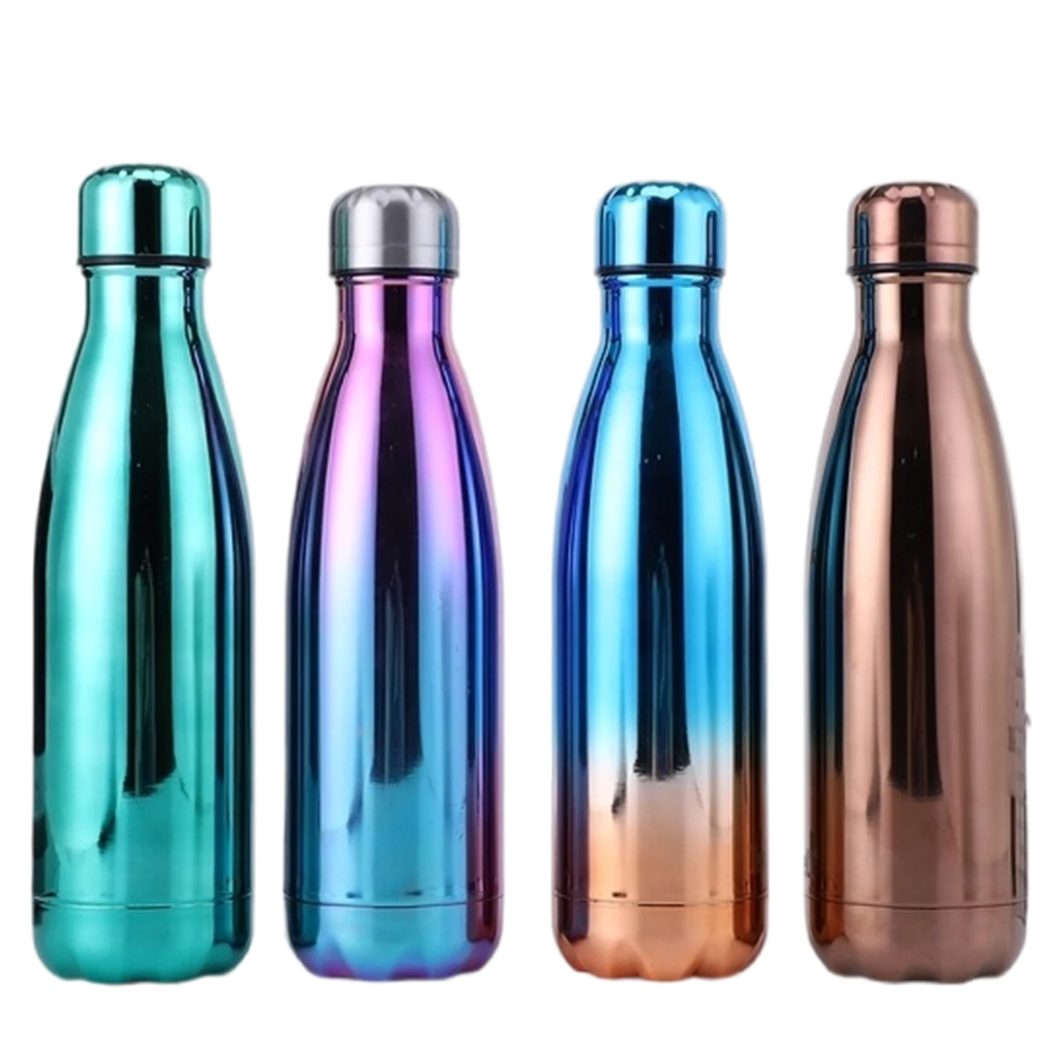 Water Bottles,Metal Double Walled Vacuum Insulated,304 Stainless Steel  Sport Water Bottle,Keep Water Cool and Hot,500/700/1000ML