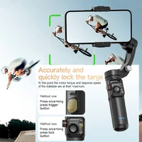 3-axis Stabilizer Gimbal with AI Face Tracking  Fill Light Wireless Bluetooth Microphone Magnetic Remote Control for YouTube - Image 4