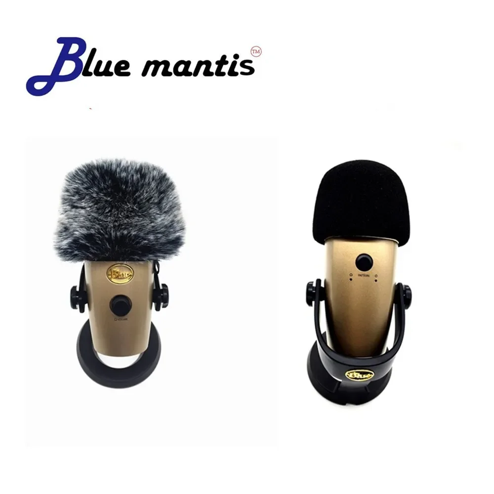 

Dead cat Outdoor Artifical Fur Windscreen Microphone For Blue yeti Nano With Sponge Mic Cover Windproof Foam For Blue Yeti Nano