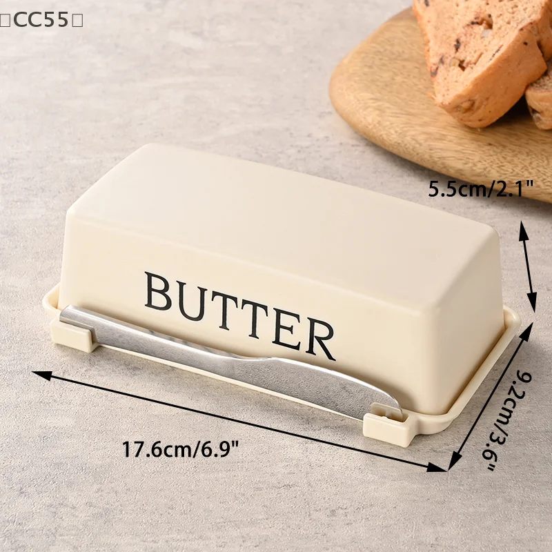 Butter Storage Box With Lid And Knife 6