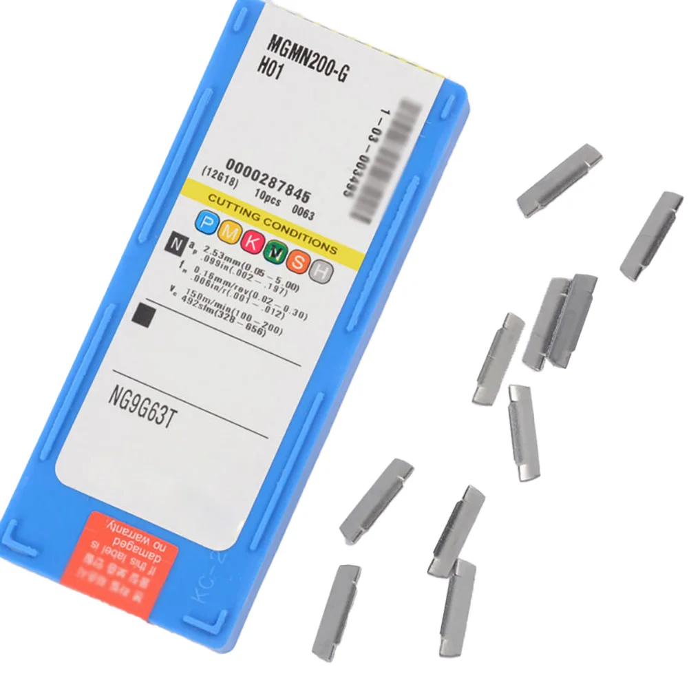 

Superior Performance MGMN200 G 2 0mm Machining Aluminum Cutting Groove High Precision and High Speed Advantage Pack of 10