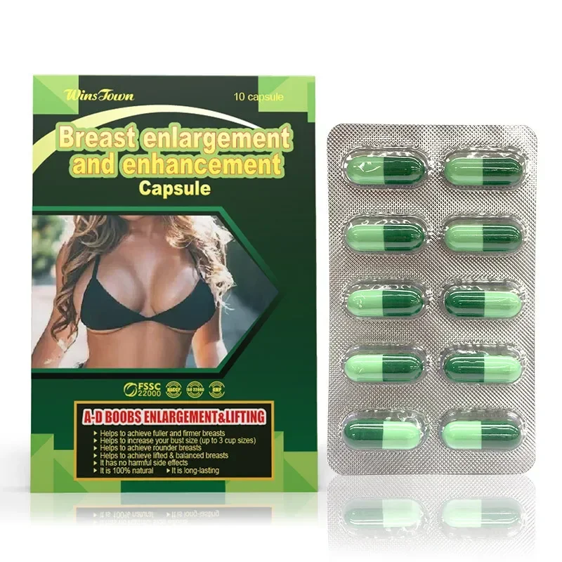 

3 boxes of breast enhancement capsules papaya and kudzu root extract health supplements