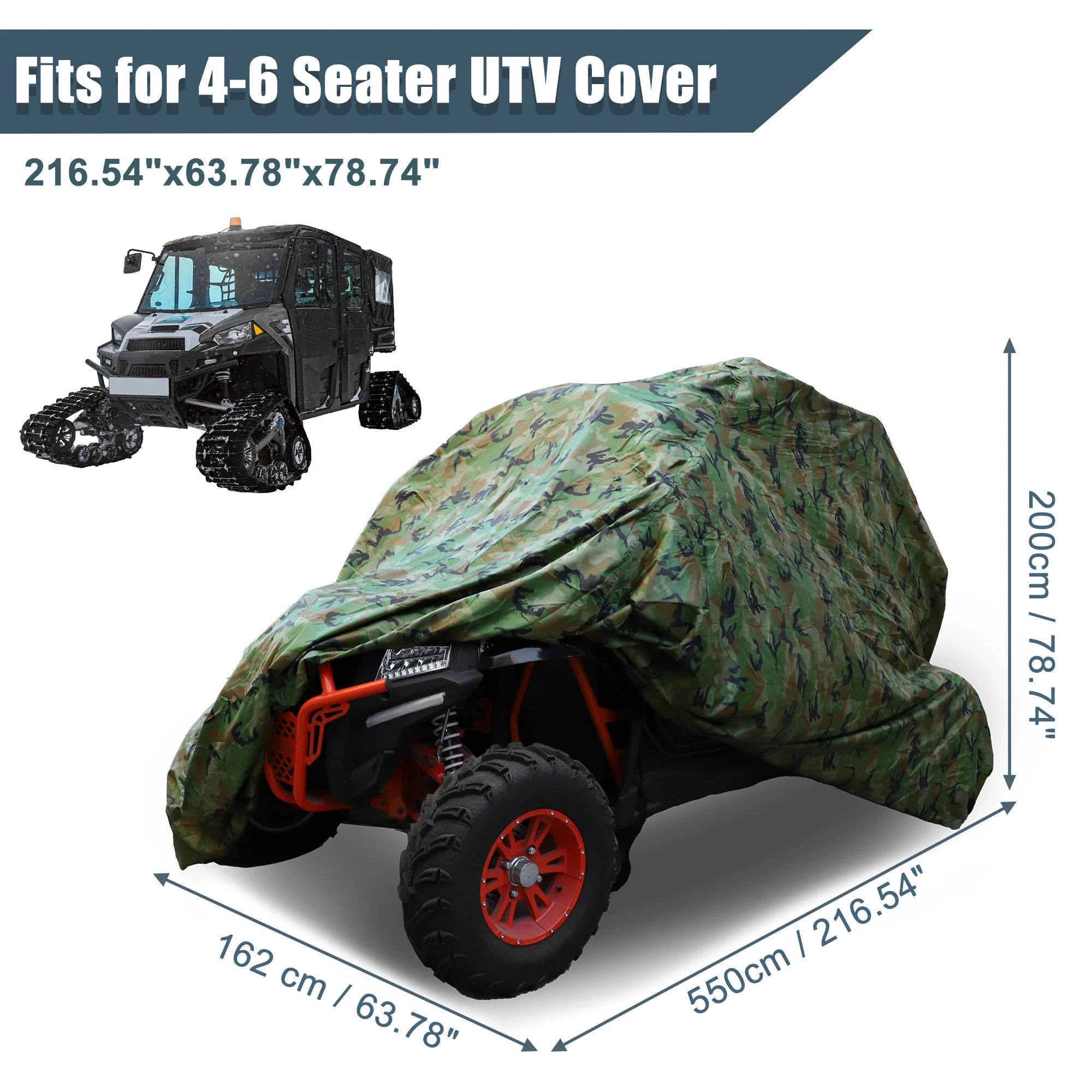 4-6 Seats Waterproof Cover For Polaris/ Can Am – Kemimoto