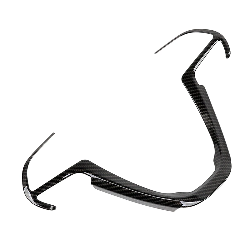 

NEW-Carbon Fiber Steering Wheel Cover Trim for Jeep Cherokee Grand Cherokee 2014-2019 Interior Accessories