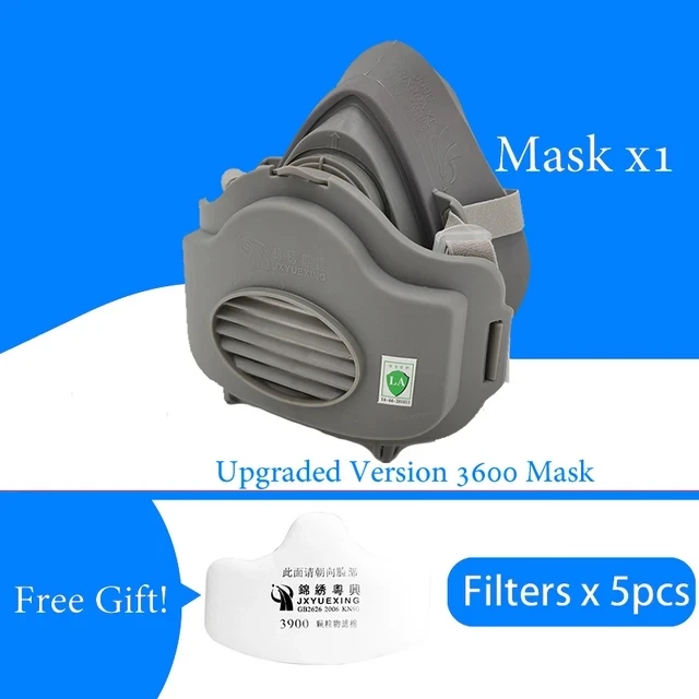 Premium Reusable Dust Proof Respirator Mask with Filters for Enhanced Safety and Daily Protection
