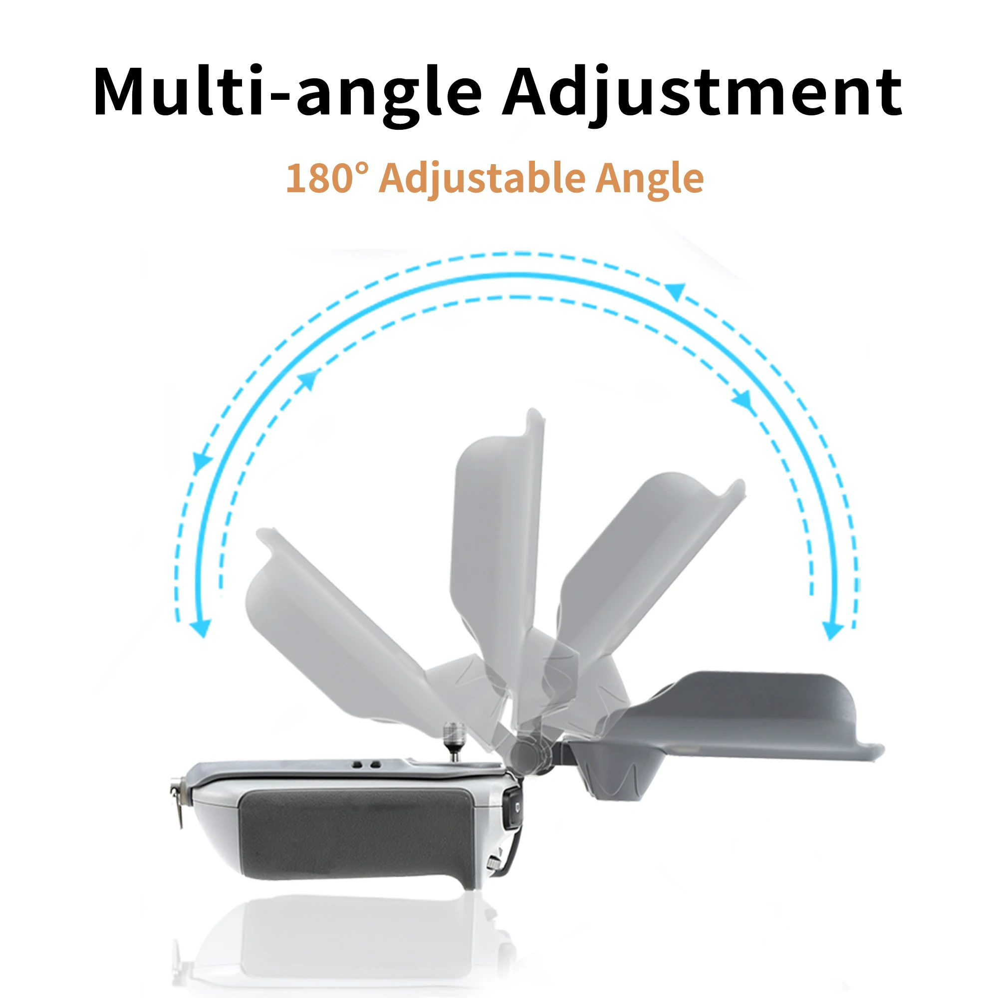 Pare-soleil 2-en-1 pour DJI RC/RC2 - Protection et visibilité écran