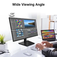 24 inch 1080P Monitor 100Hz, FreeSync Gaming Moniter, PC Monitors for Office, HDMI, VGA, Earphone Ports, HDR10, ZeroFrame Design - Image 5