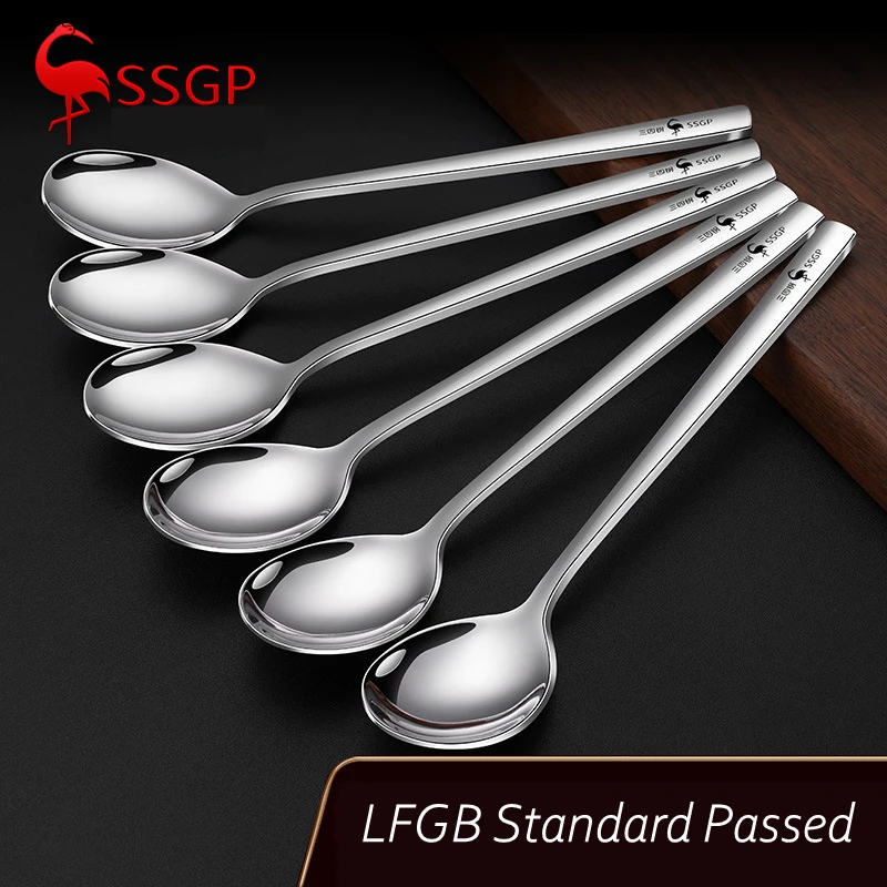 316 Stainless Steel Ladle LFGB Certificated Soup Spoon Tableware Dinnerware Cutlery Christmas New Year Accessories stainless steel ladle
