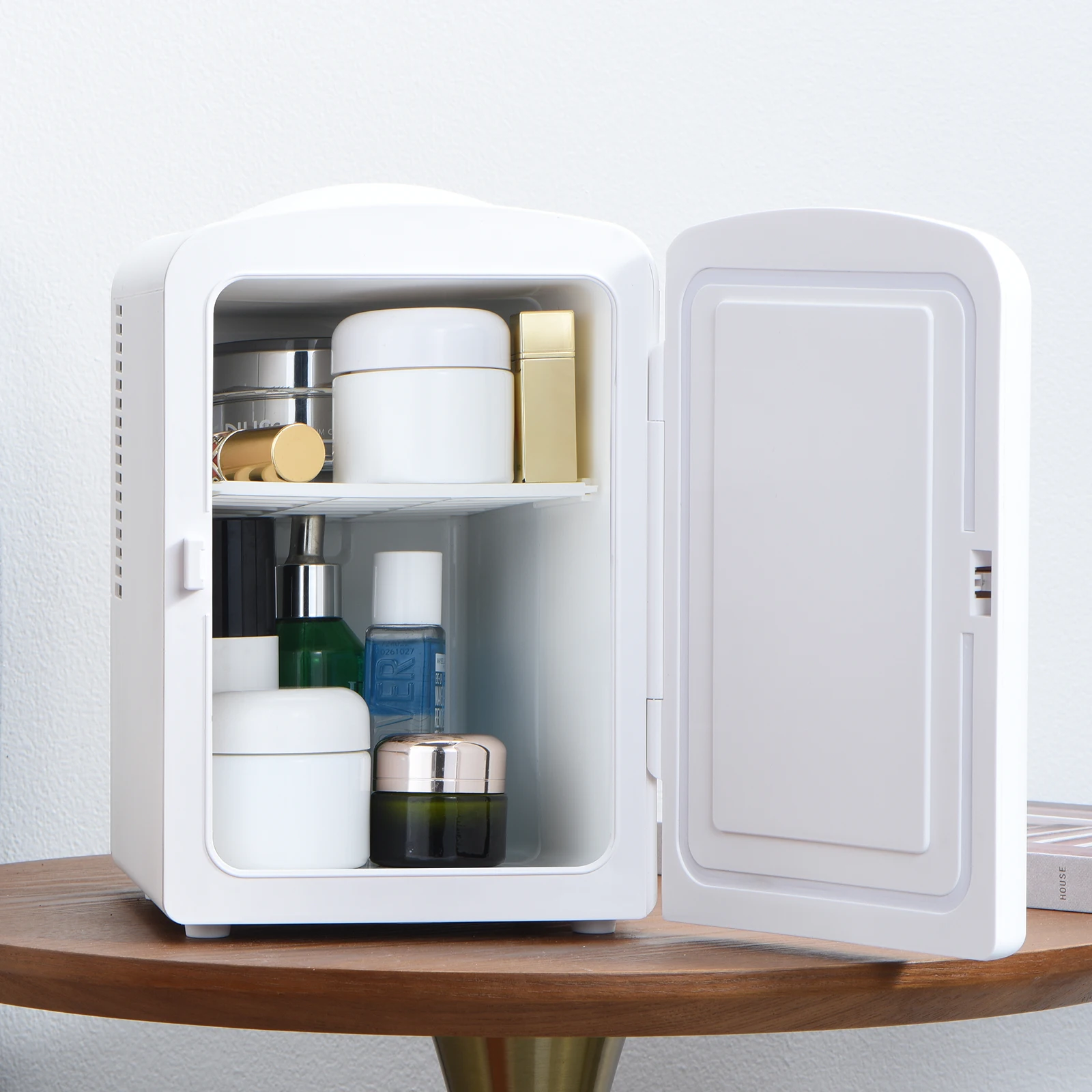 iceBlue 4L/6 Can Low Noise Dual-Use Cool & Heat Mini Skincare Fridge, Beauty Makeup Skincare Refrigerator for Home Car Office 3 iceBlue 4L/6 Can Low Noise Dual-Use Cool & Heat Mini Skincare Fridge, Beauty Makeup Skincare Refrigerator for Home Car Office 3