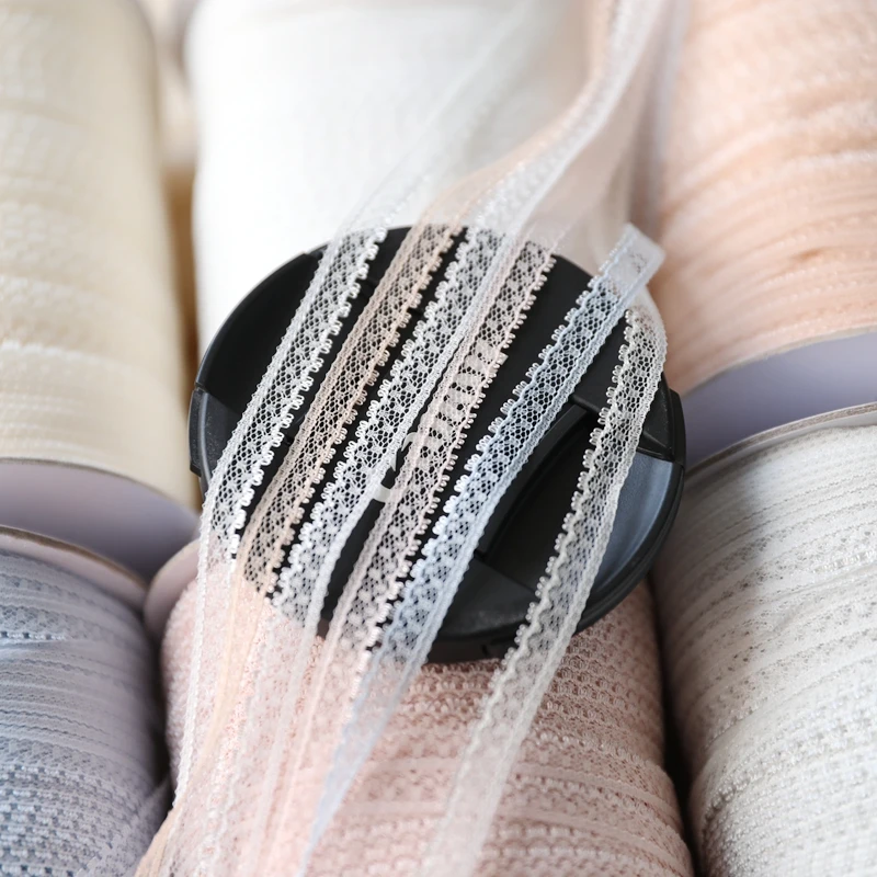 Weiß Schwarz Grau Blau Aprikose Rosa Puppe Spitze Kleiner Punkt Polyester Hochwertige Spitzendekoration DIY Zubehör 0,8 cm Breite – Detail 1