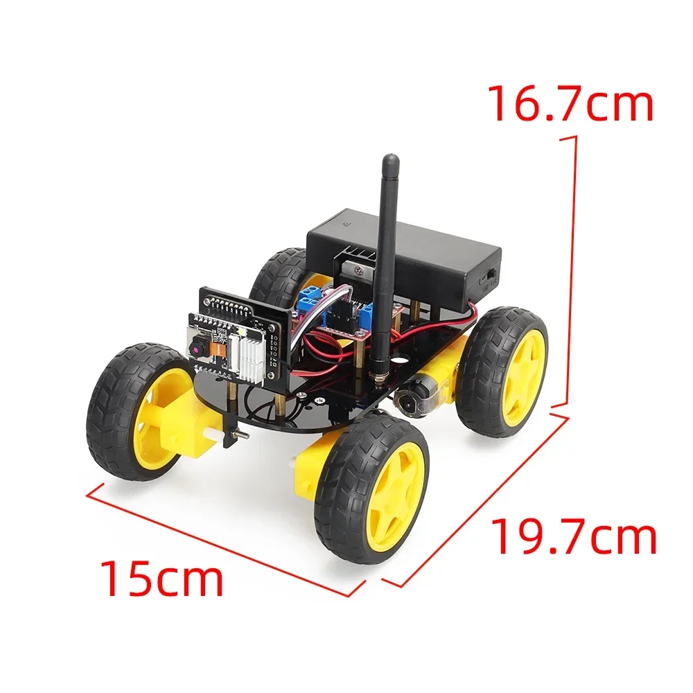 Automation Robotic Starter Kit for Arduino Programming ESP32 Camera WIFI Smart Robotic Car Kit Educational Learning Set +Codes