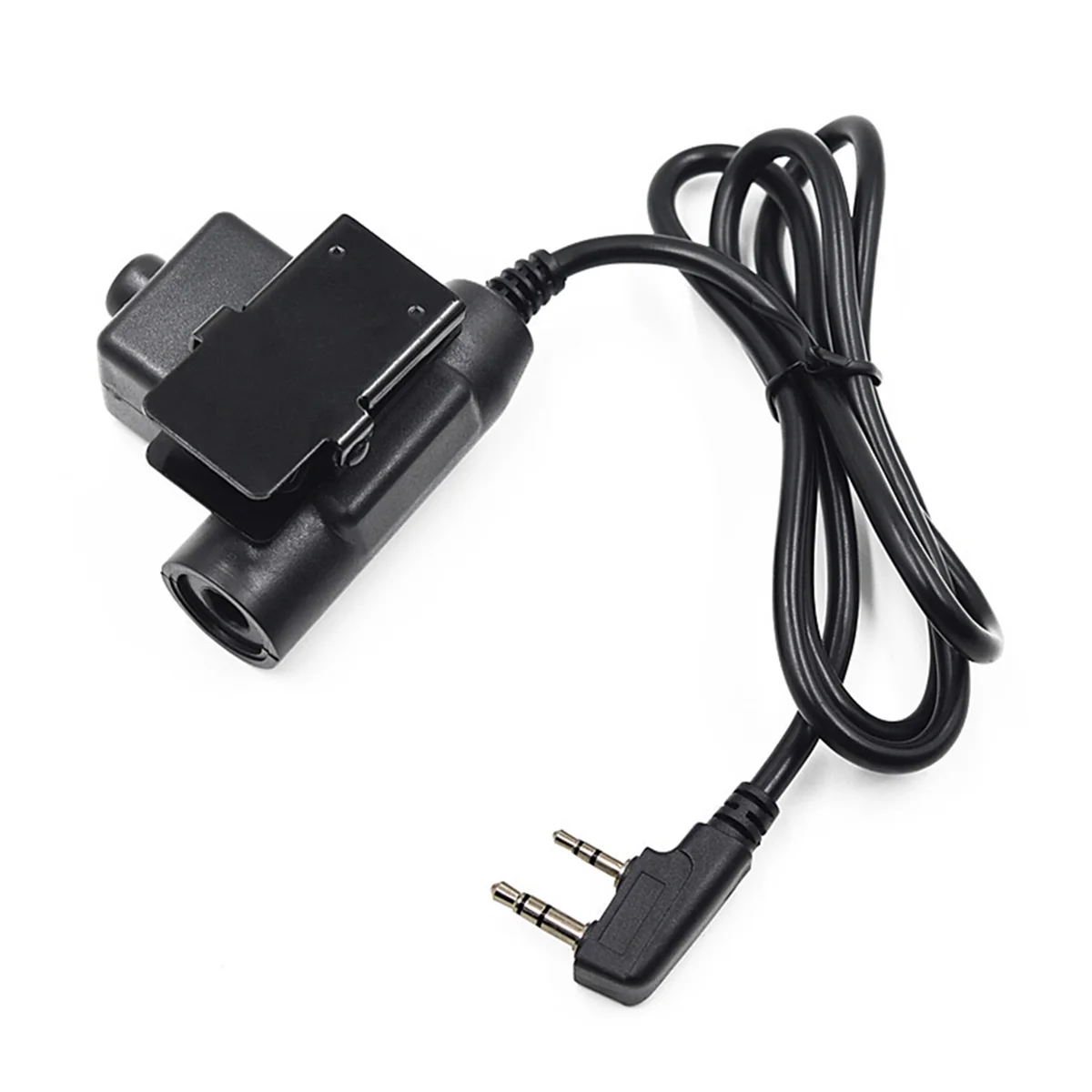 FUFU U94 7.0mm PTT 케이블 플러그 헤드셋 어댑터 2핀 (UV-5R UV-S9 Plus UV-82 AR-152 무전기용)