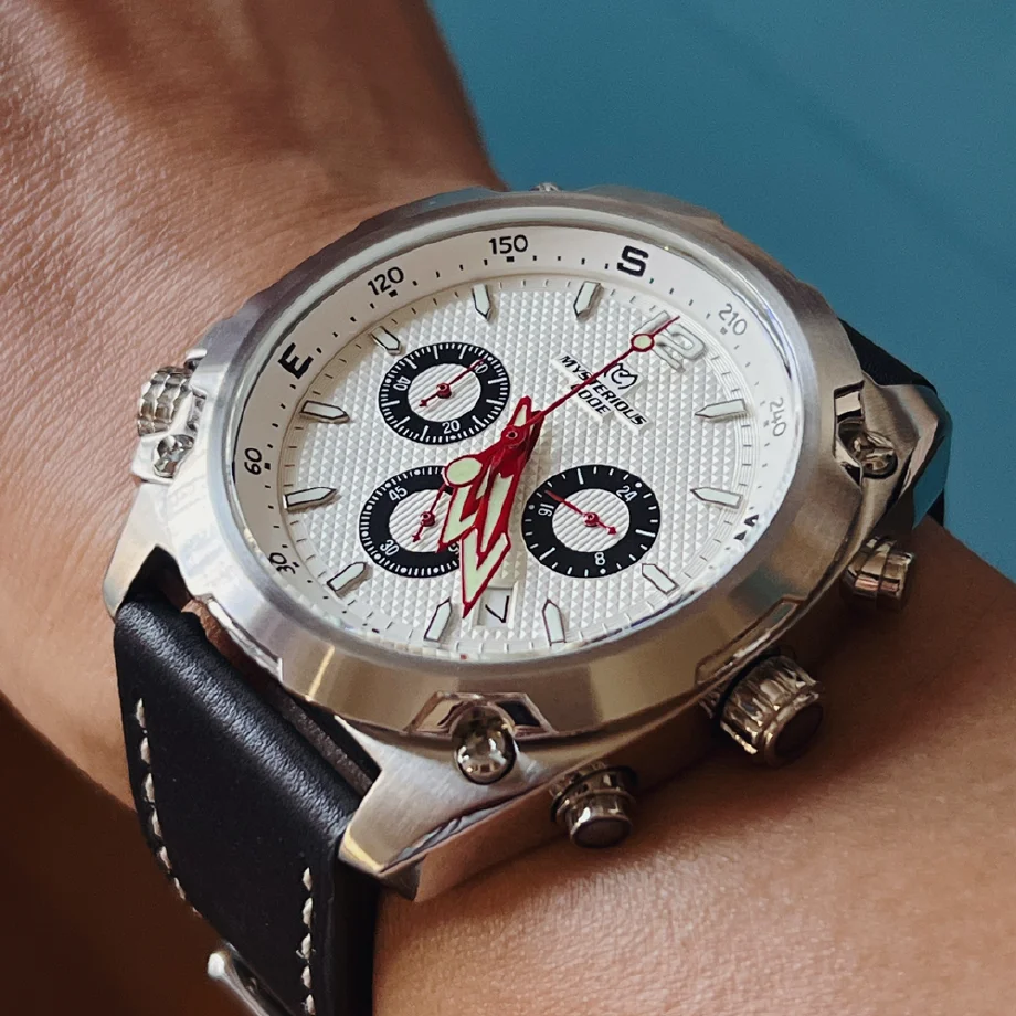 

Sports Chronograph Watch Men VK67 Quartz Wristwatches 45mm Military Chrono Watches Male Luxury Luminous Clocks Mysterious Code