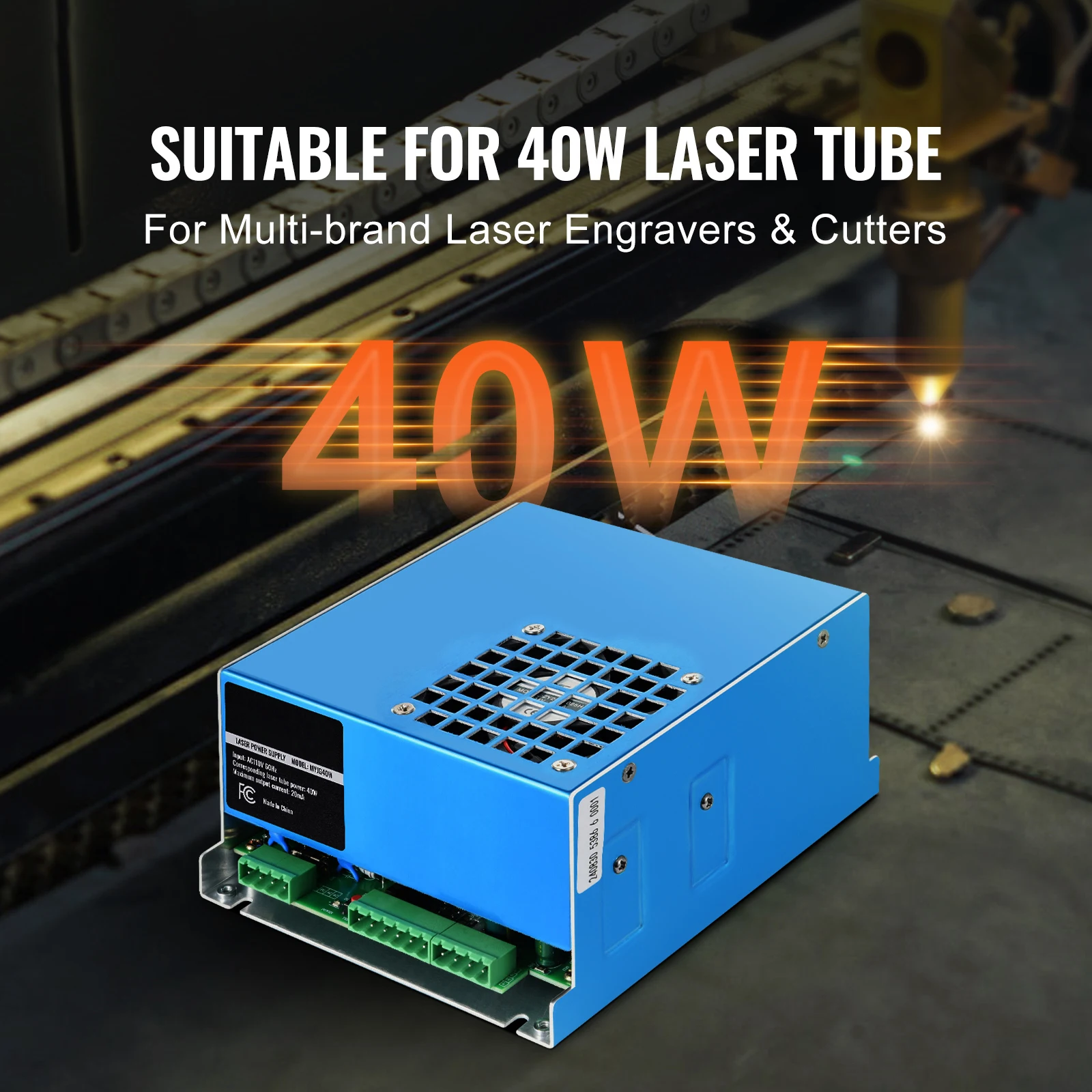 CO2 Laser Power Supply for Woodworking Machinery