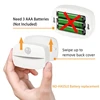 Auto ON/OFF LED Smart Night Lamp Under Cabinet Light PIR Motion Sensor Kitchen Bedroom Light for Night Cupboard Closet Stairs 4