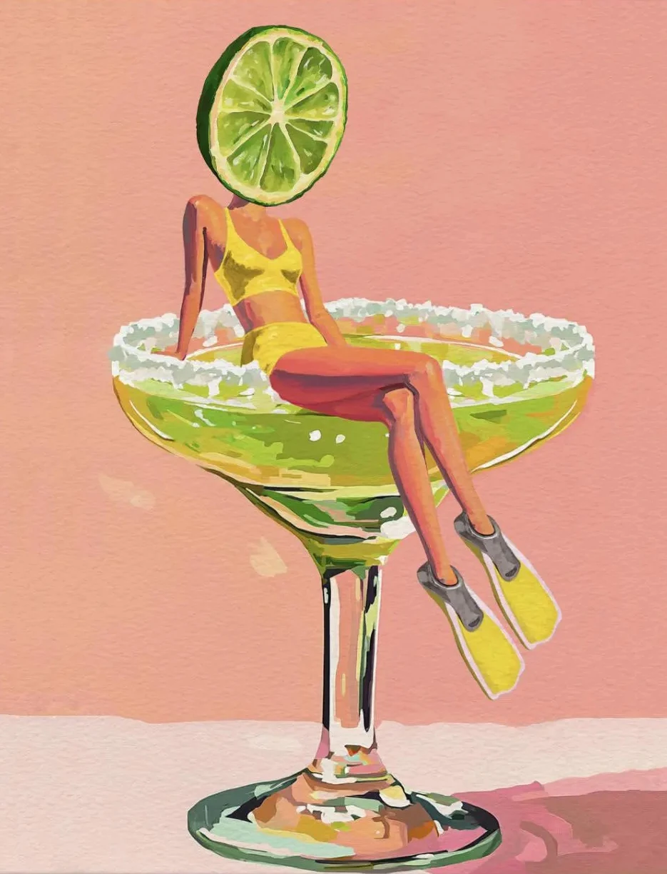 Vibrant Cocktail Celebration Canvas Art - Fun Bar & Kitchen Décor