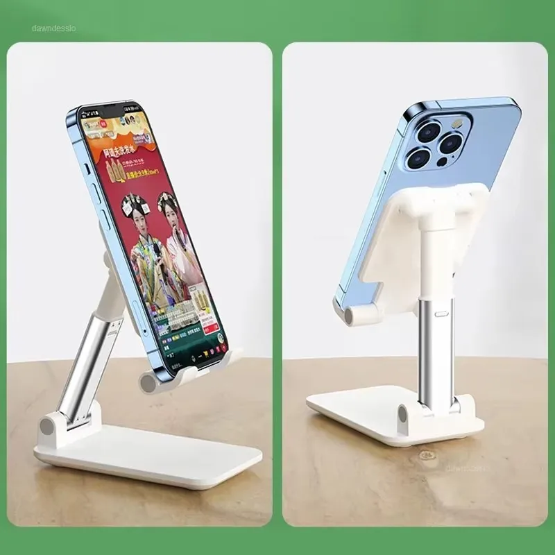 Universal Foldable & Adjustable Mobile Phone Stand with Multi-Function Telescopic Design