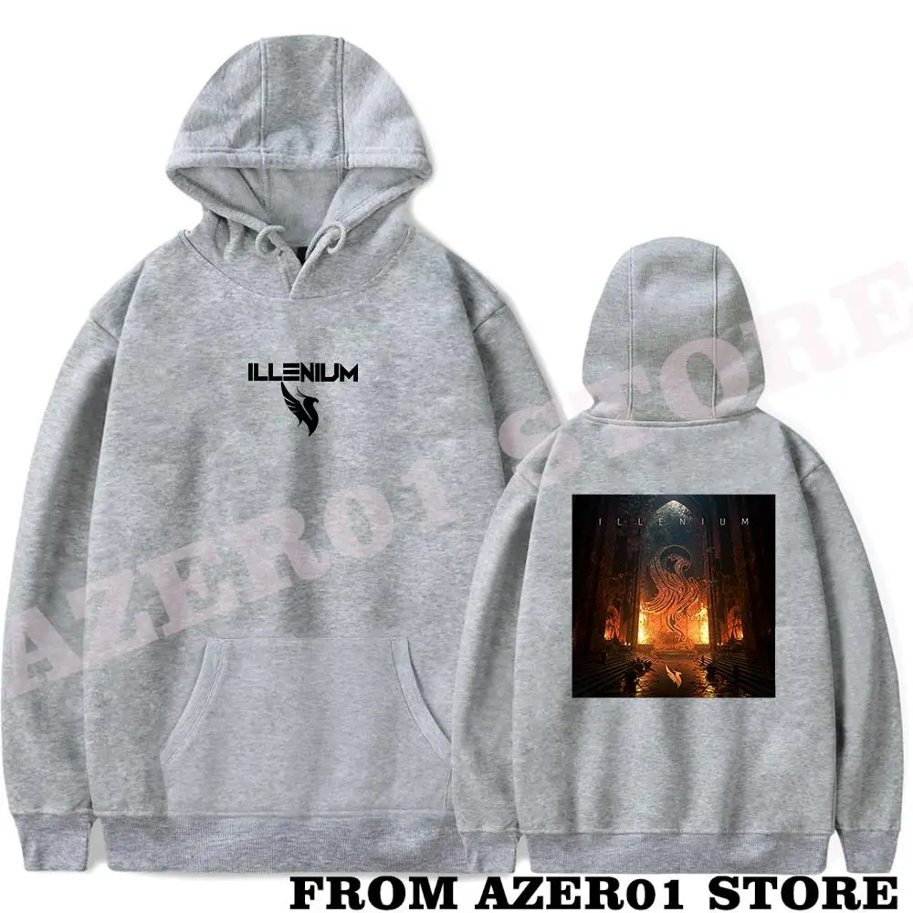 Illenium World Tour Merch Hoodies Winter Men/Women Hooded Sweet Streetwear Long Sleeve New Sweatshirt