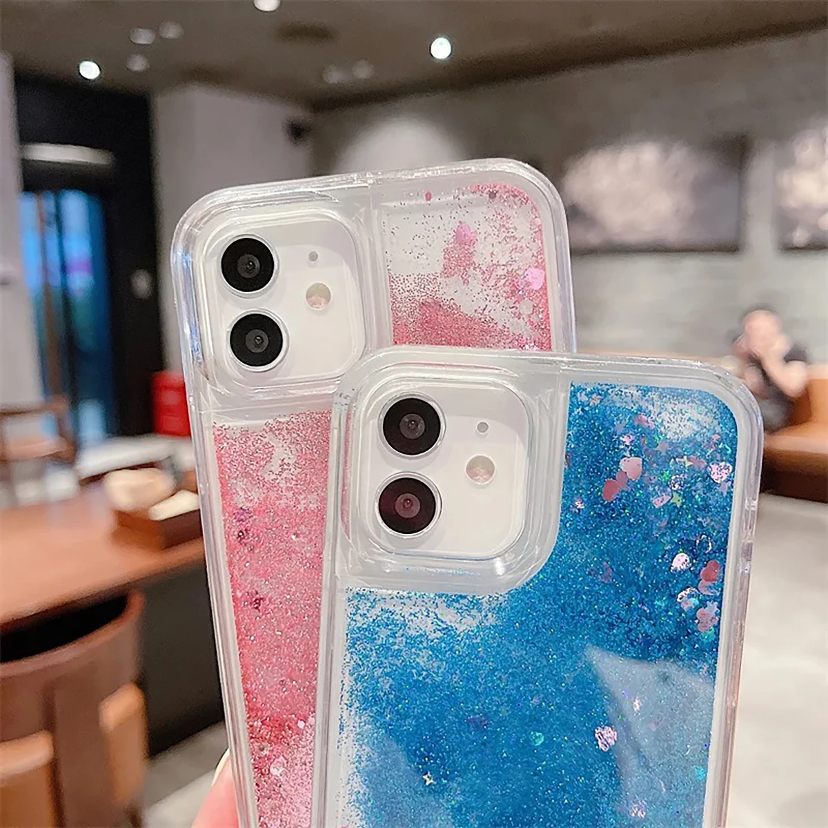 Liquid Glitter Mobile Cover For Oppo A9 2021 Glitter Dynamic