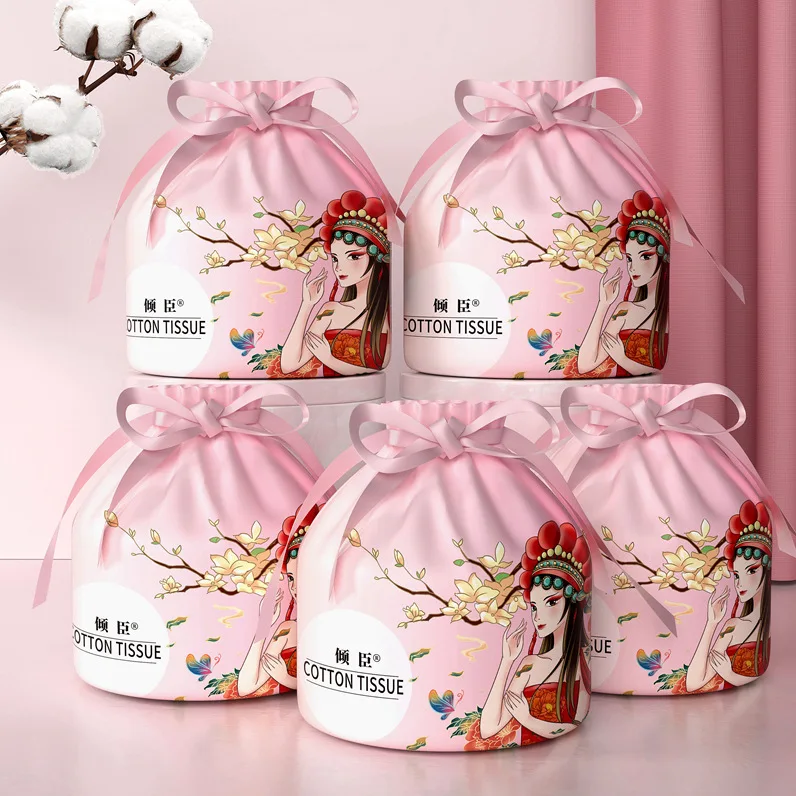 Description Picture 3 of item1Roll Cotton Disposable Face Towels Baby Facecloth Make up Wipes Bathroom Dry Wet Skincare Facial Tissue Napkin Washable Towel