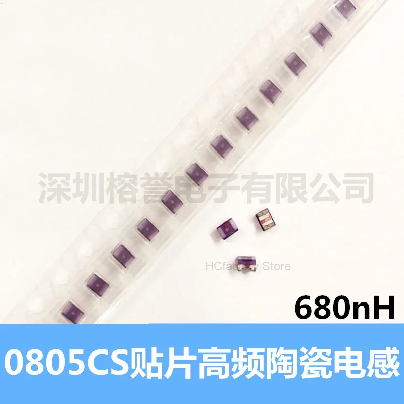 

Original 100 UDS 0805cs-681xjlc high frequency ceramic inductor 2012 680nh 190ma accuracy 2% 5% BOM List Quick Quote