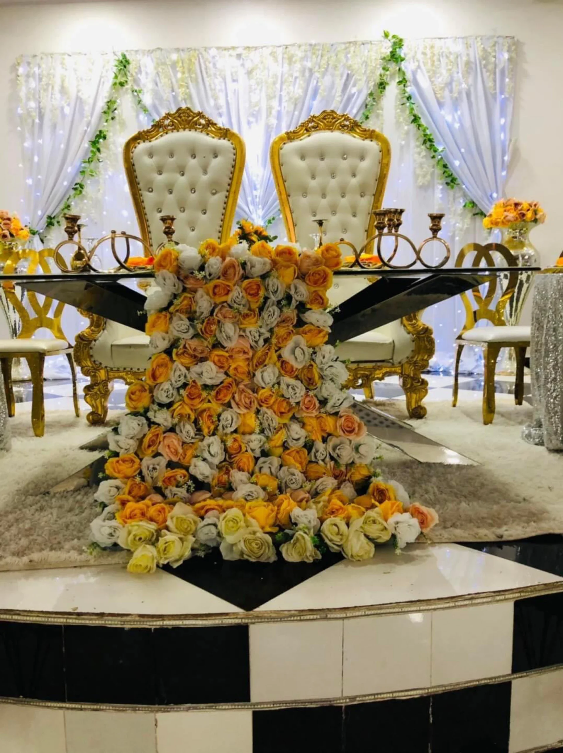 Nordic Modern high back queen king throne wedding event hotel party sofa chair
