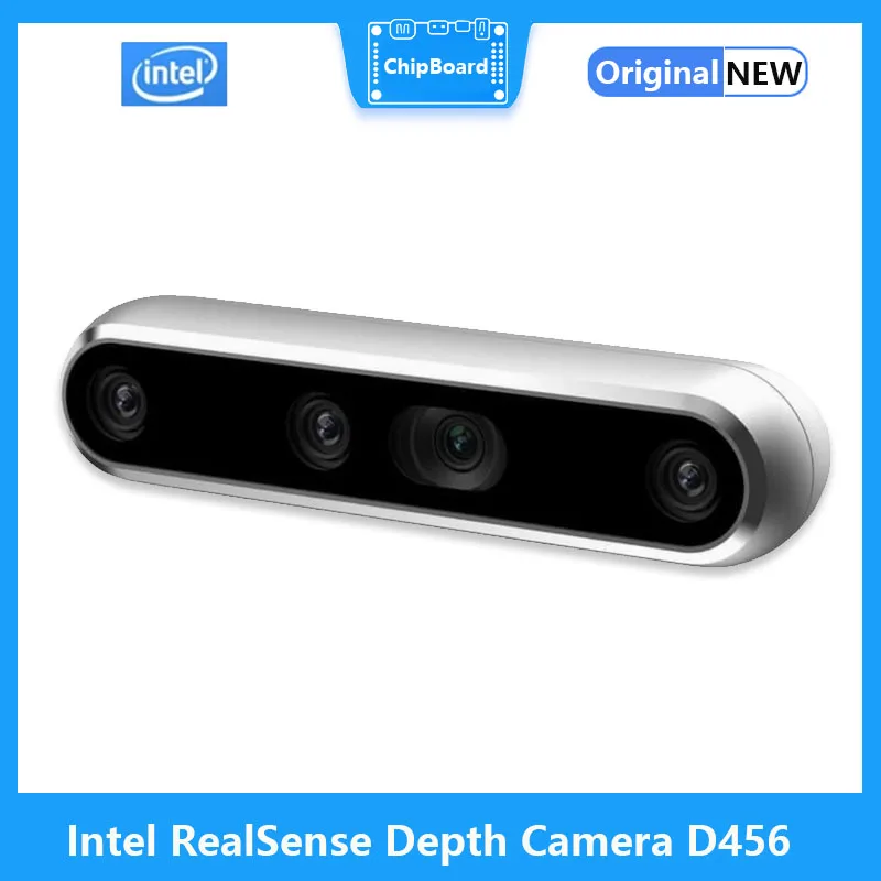 Бинокулярная камера Intel RealSense D456, Инфракрасная защита IP65, обновленная модель D455