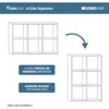 Decorative Home Stackable 6 Cube Cubeicals Organizer Storage Bookcase, with Hardware for Office, Bookcases 5