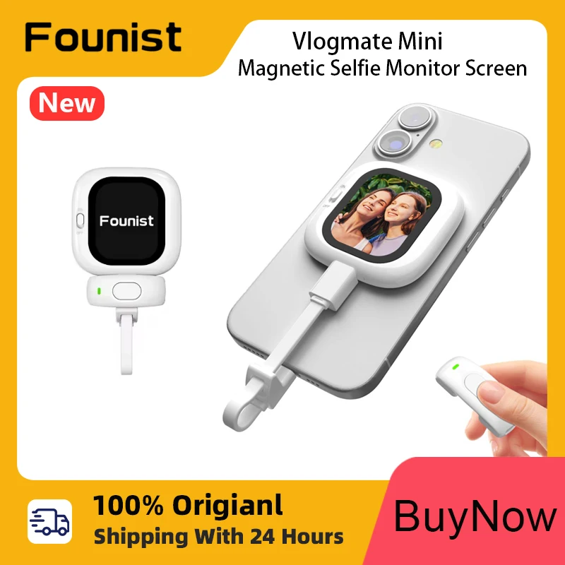 即発送　自撮りモニター Founist Vlogmate Mini iPhone iPhone用自撮りモニターFOUNIST Vlogmate mini - YouTube