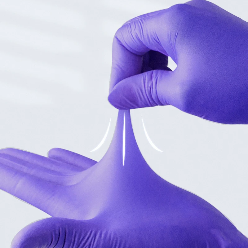 Disposable Nitrile Gloves 50/100/200/300pcs Household Catering Dishwashing Oil Resistant Hair Dye Tattoo