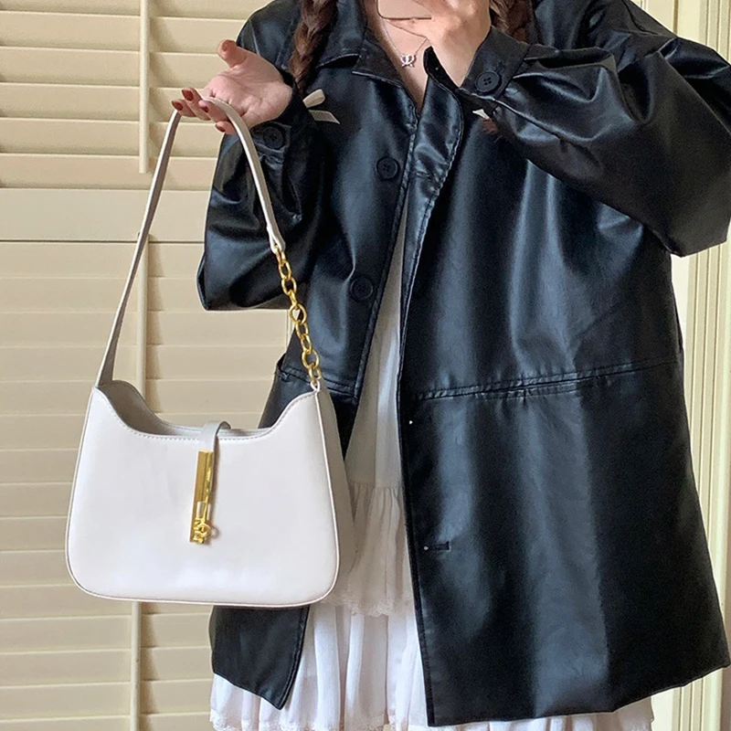 Top Quality Purses and Handbags Designer PU Leather Shoulder Bag Crossbody Bags For Women Straps Underarm Bag