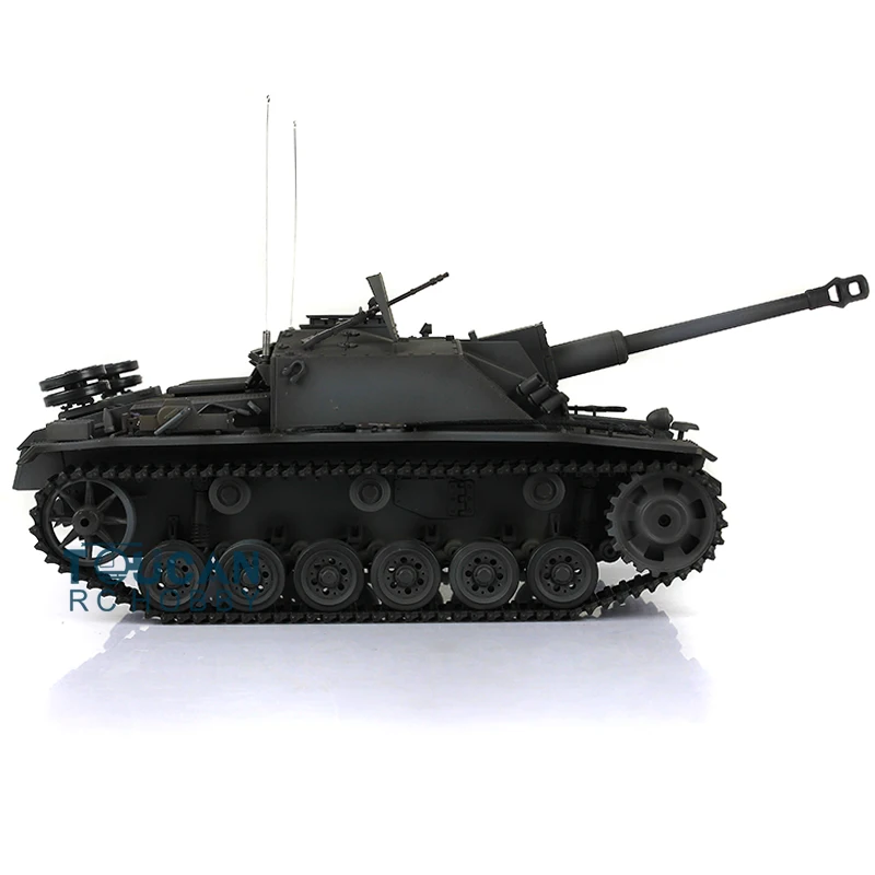 1/16 Heng Long Gray 7.0 Upgraded German Stug III RTR Radio-controlled Tank 3868 Metal Tracks TH17433-SMT4 3