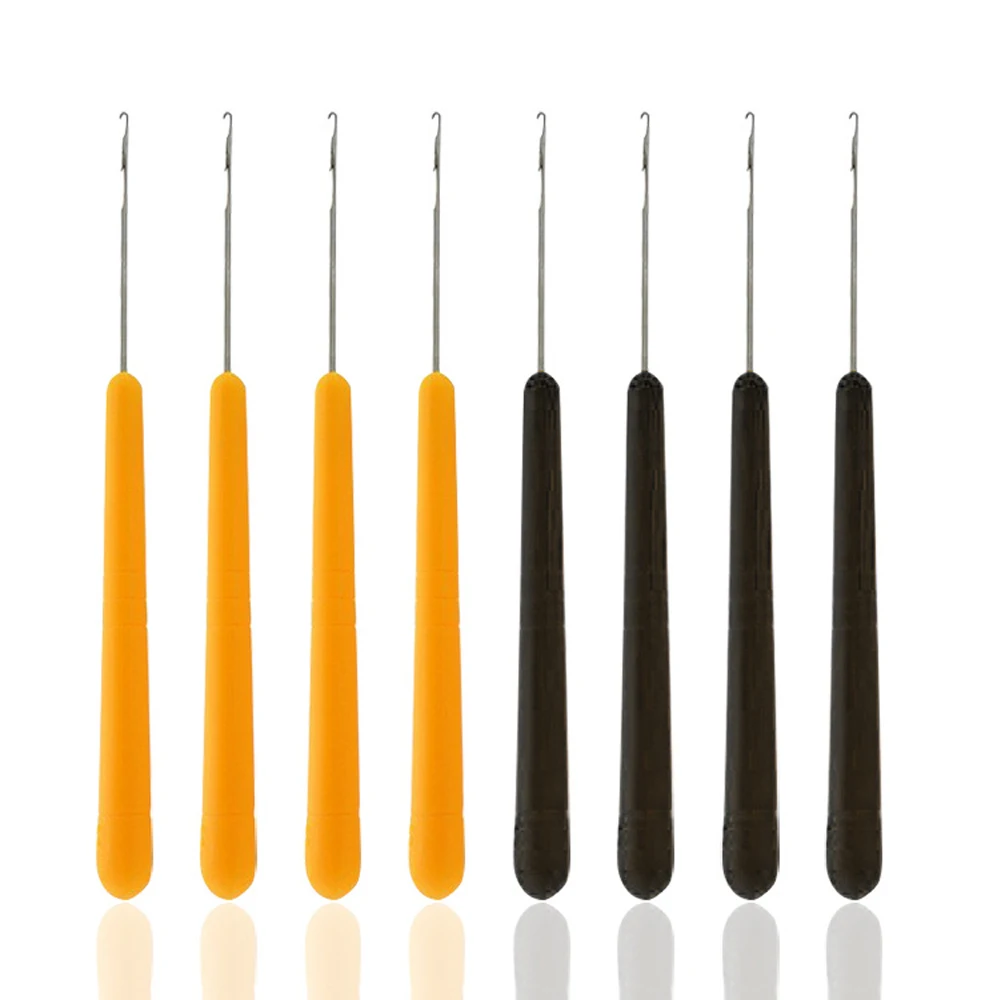 Plastic Knitting Crochet Needles For Jumbo Braiding Twist Hair Weaving Dreadlock Micro Latch Hook Black Yellow Extensions Tools crochet hooks hair extensions tool