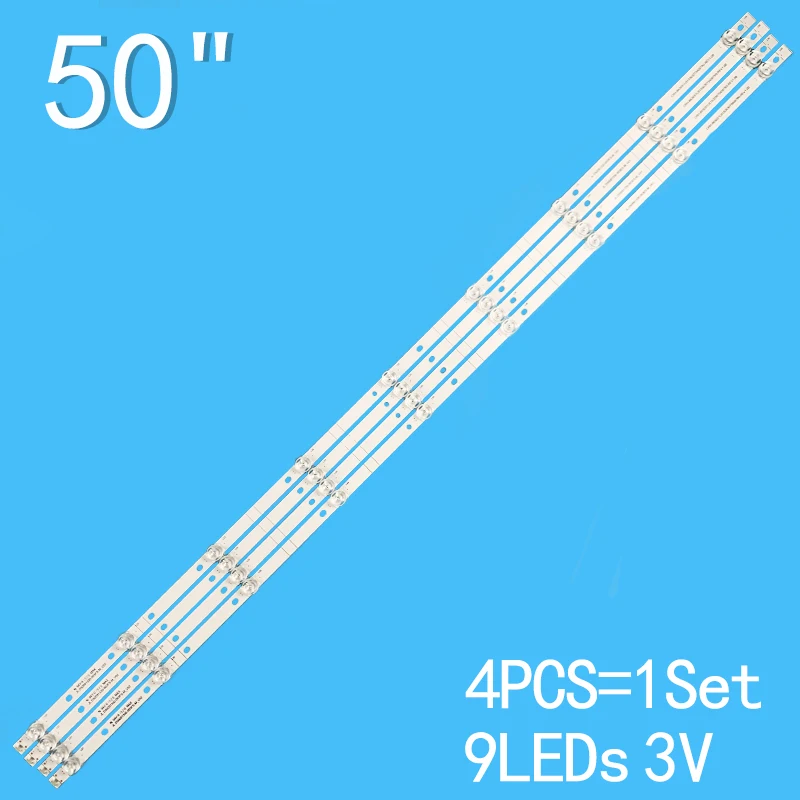 960mm 4pcs Tv Led Backlight For Hisense 50inch HD500S1U51 lb50095 H50A6250UK 50r6040e h50a6140 H50A6100 HZ50A57 HZ50A66E new 4pcs lot 940mm for 49 lcd tv hisense