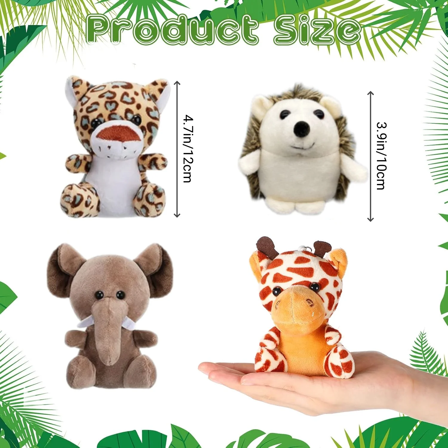 Mini Safari Plush Toys 5