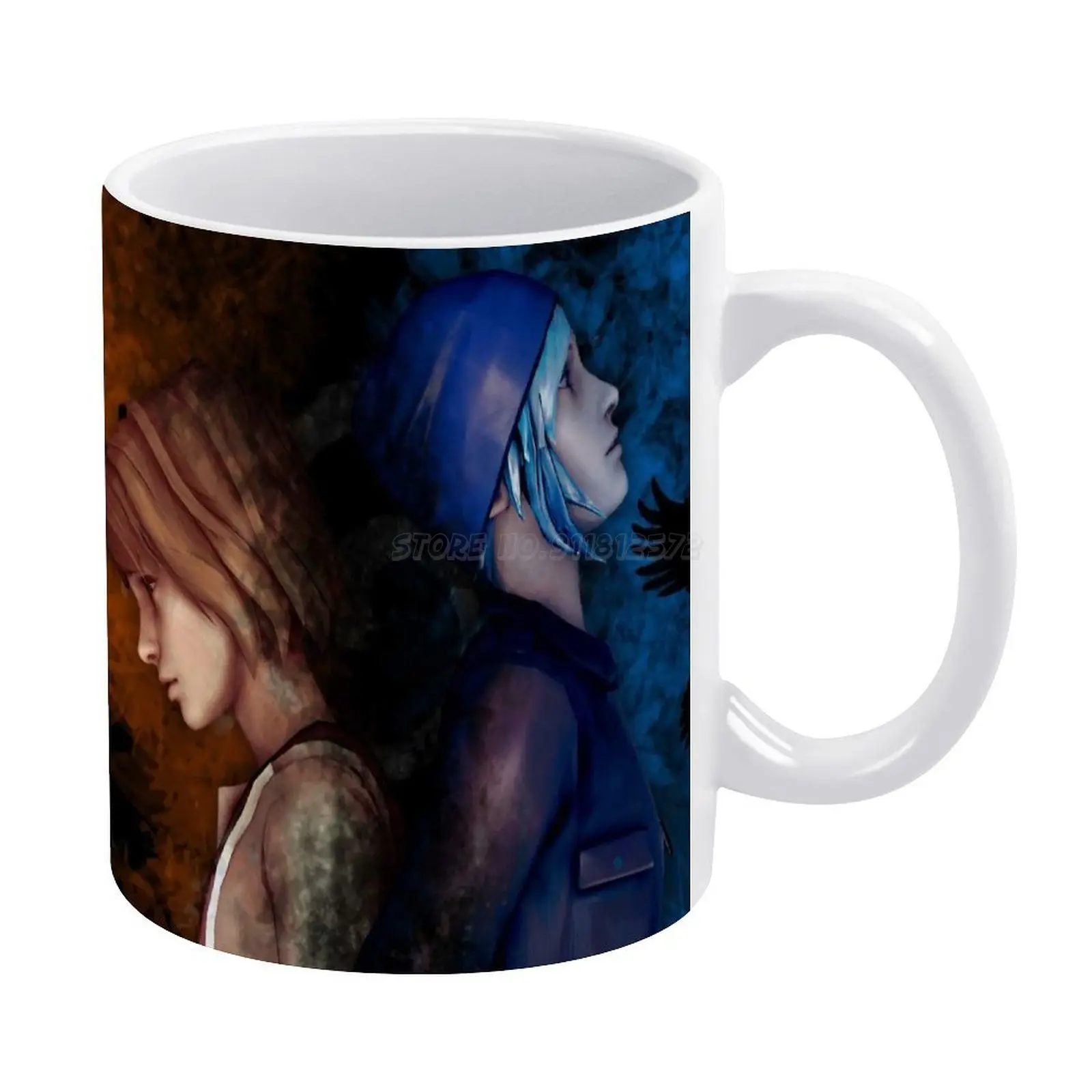 

Кружка со спиртом животного-жизнь странно белая, винтажная кружка, новинка, кружка унисекс, рисунок огненной дороги, Лис lifeisстранно