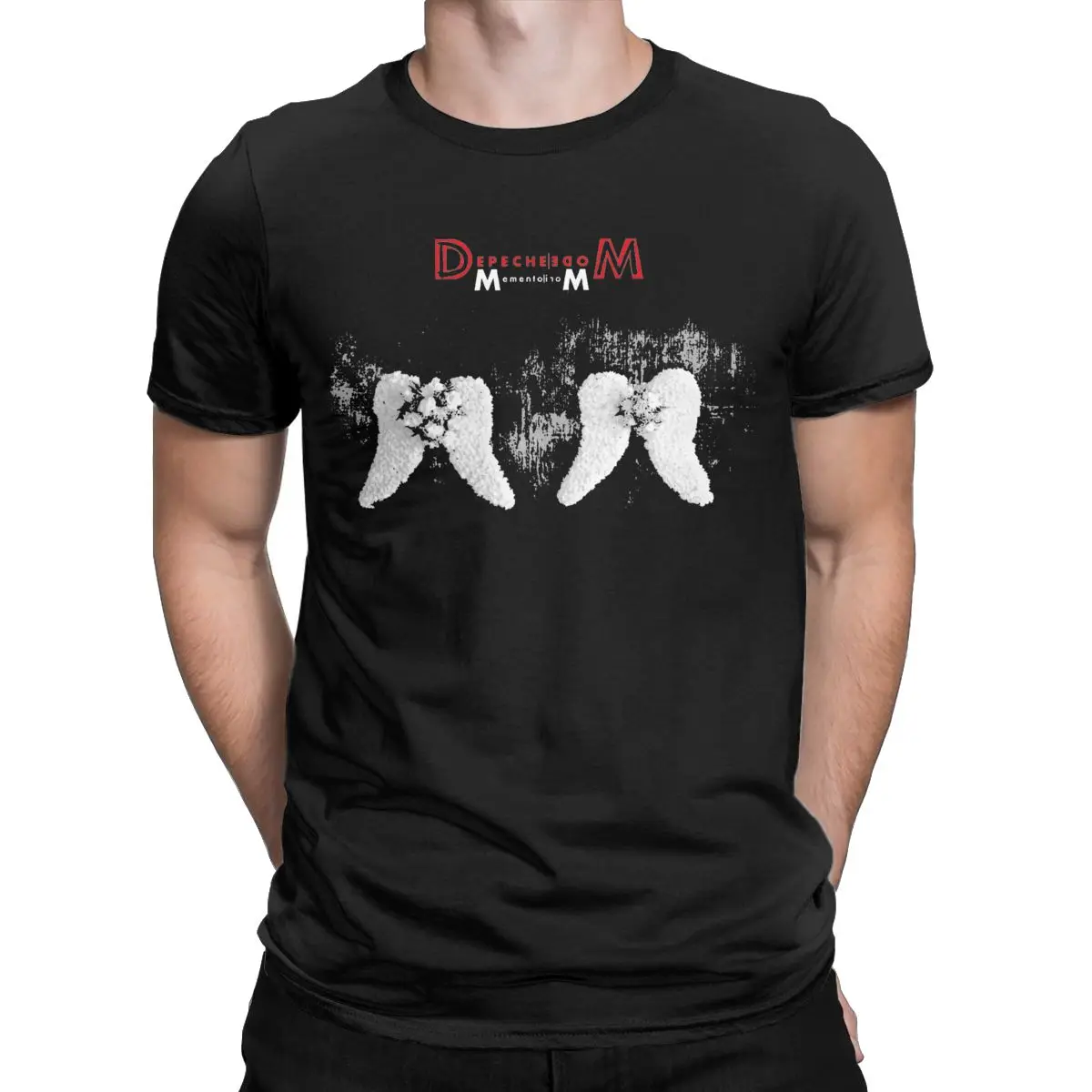 T-Shirt Vintage Depeche Cool Mode Per Uomo T-Shirt Girocollo In Puro Cotone Memento Mori Manica Corta Tees Idea Regalo Vestiti