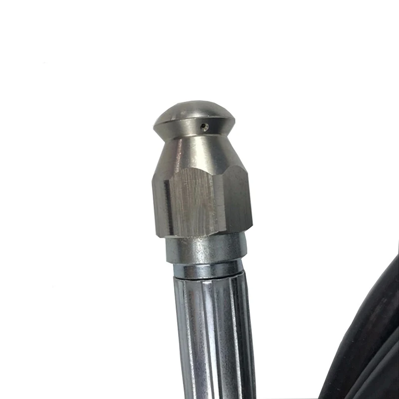 2~40M 1/4" Sewer Drain Water Cleaning Hose With Removable Nozzle and Optional Adapter for Karcher Bosch High Pressure Jet Washer
