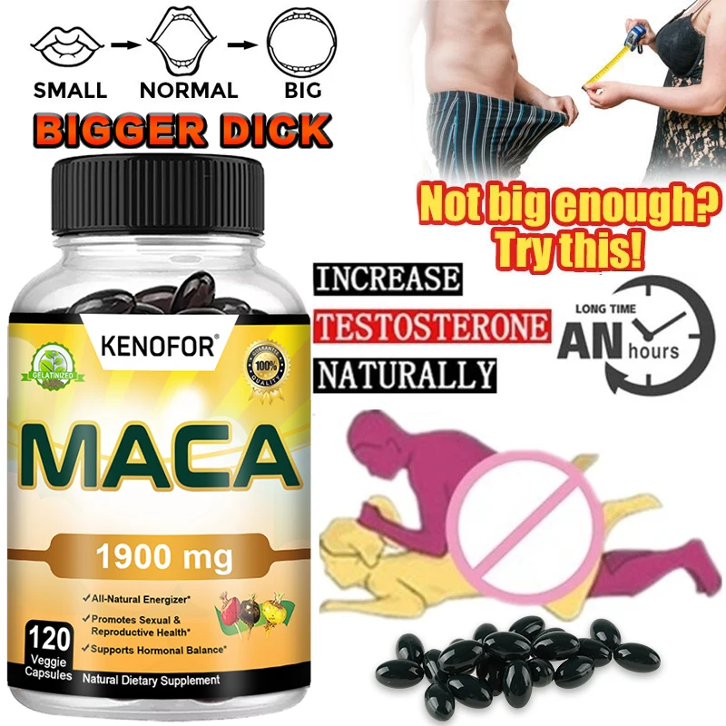 PowerfulNaturalMacaExtractBoostsStrengthEnduranceEnergyConfidenceMaleErectionCapsules