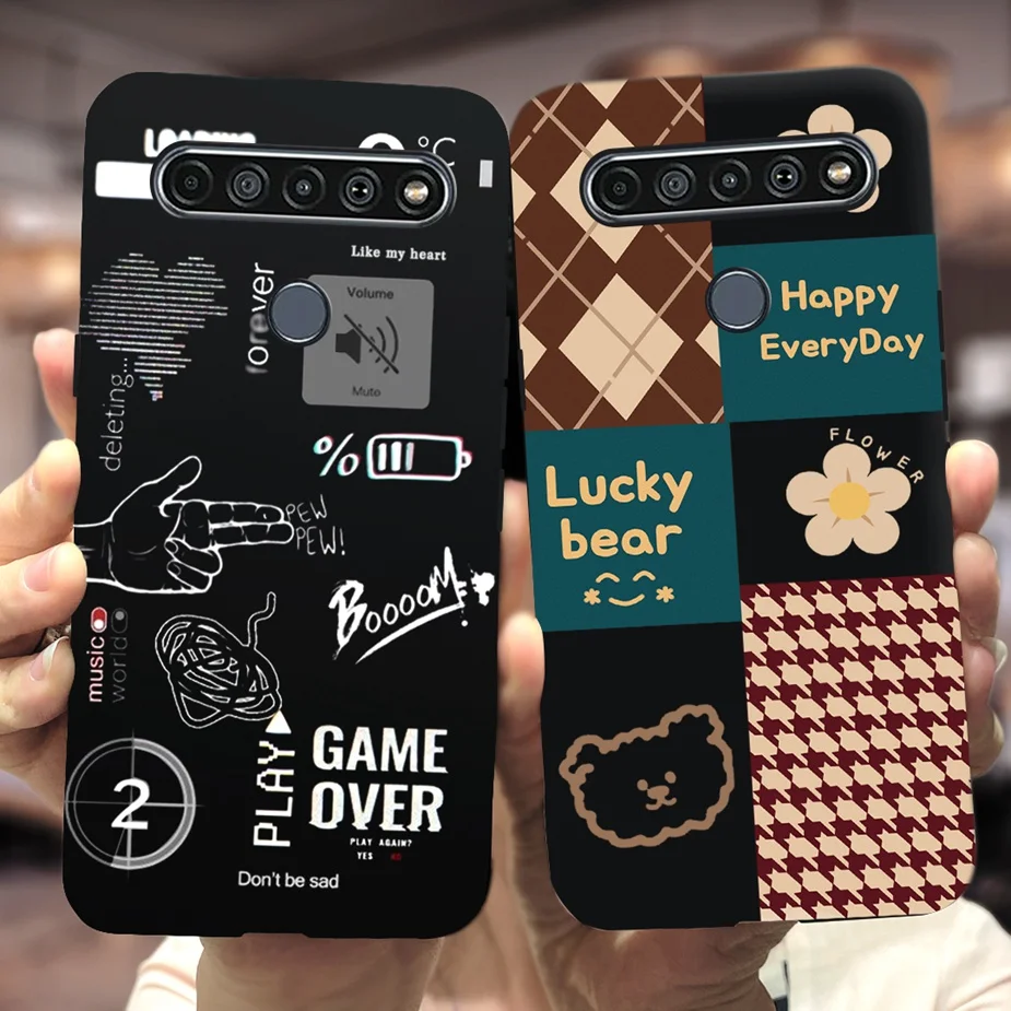JZ [3D Sun Flower Custodia for per LG K50 / Q60 Protective PU