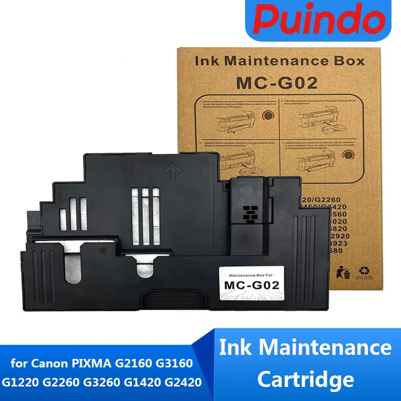 

MC-G02 Ink Maintenance Cartridge for Canon PIXMA G2160 G3160 G1220 G2260 G3260 G1420 G2420 G2460 G3420 G3460 G1520 G2520 G2560