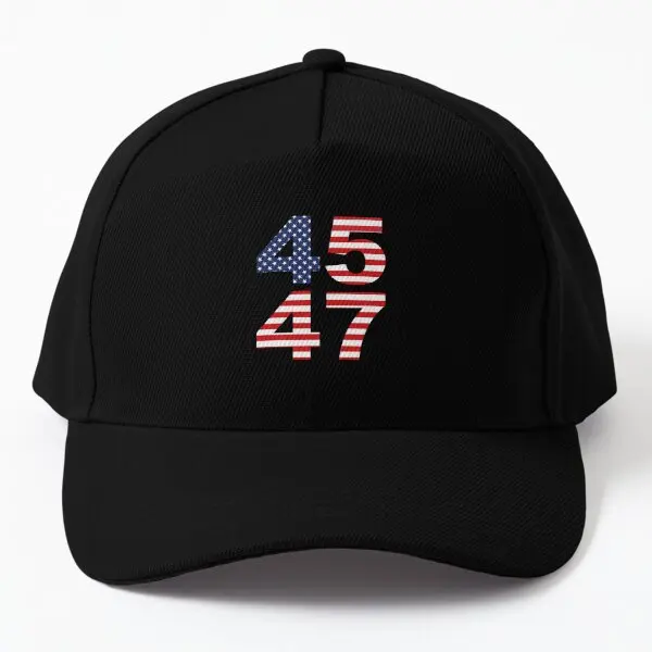 

Re Elect President Donald Trump 45 47 45 Baseball Cap Hat Hip Hop Casquette Snapback Outdoor Sun Summer Black Bonnet Women