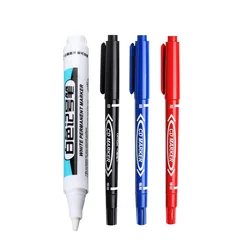 White Permanent Paint Pen Set - Fine Tip 0.7mm (4Pcs 2.5mm Mix B)