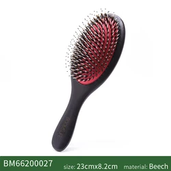 Natural Boar Bristle Hair Brush for Detangling & Scalp Massage (Boar Hair Brush)