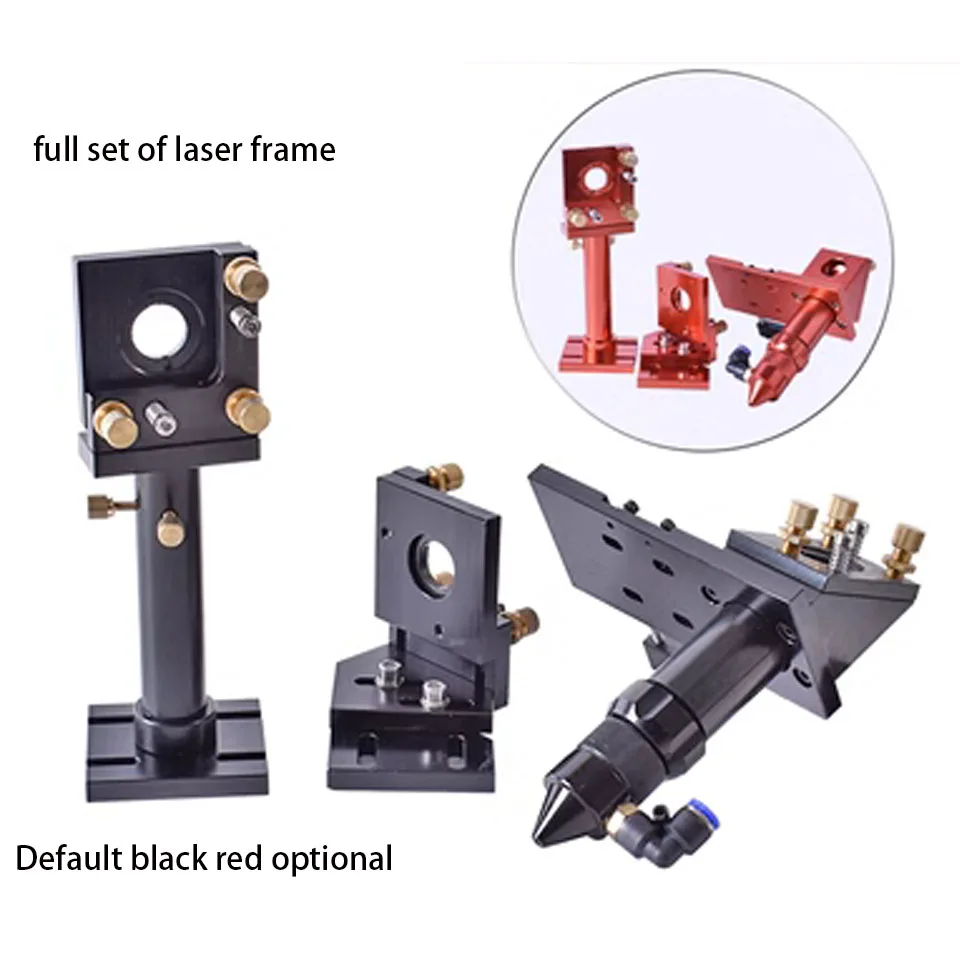 Laser Frame Reflector Seat Focusing Lens Barrel Carbon Dioxide Laser Head Gas Nozzle Cutting And Engraving Machine Accessories