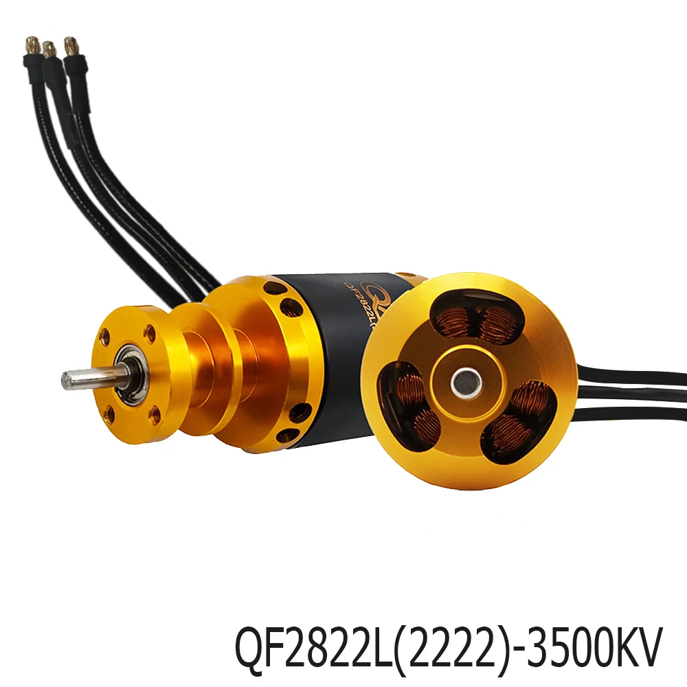 

QX-MOTOR 12 лезвий импеллер струя 64 мм EDF бесщеточный двигатель QF2822 3500KV 2400kv 4S для самолетов RC